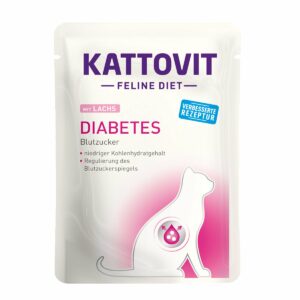 Kattovit Diabetes Lachs 24x85g
