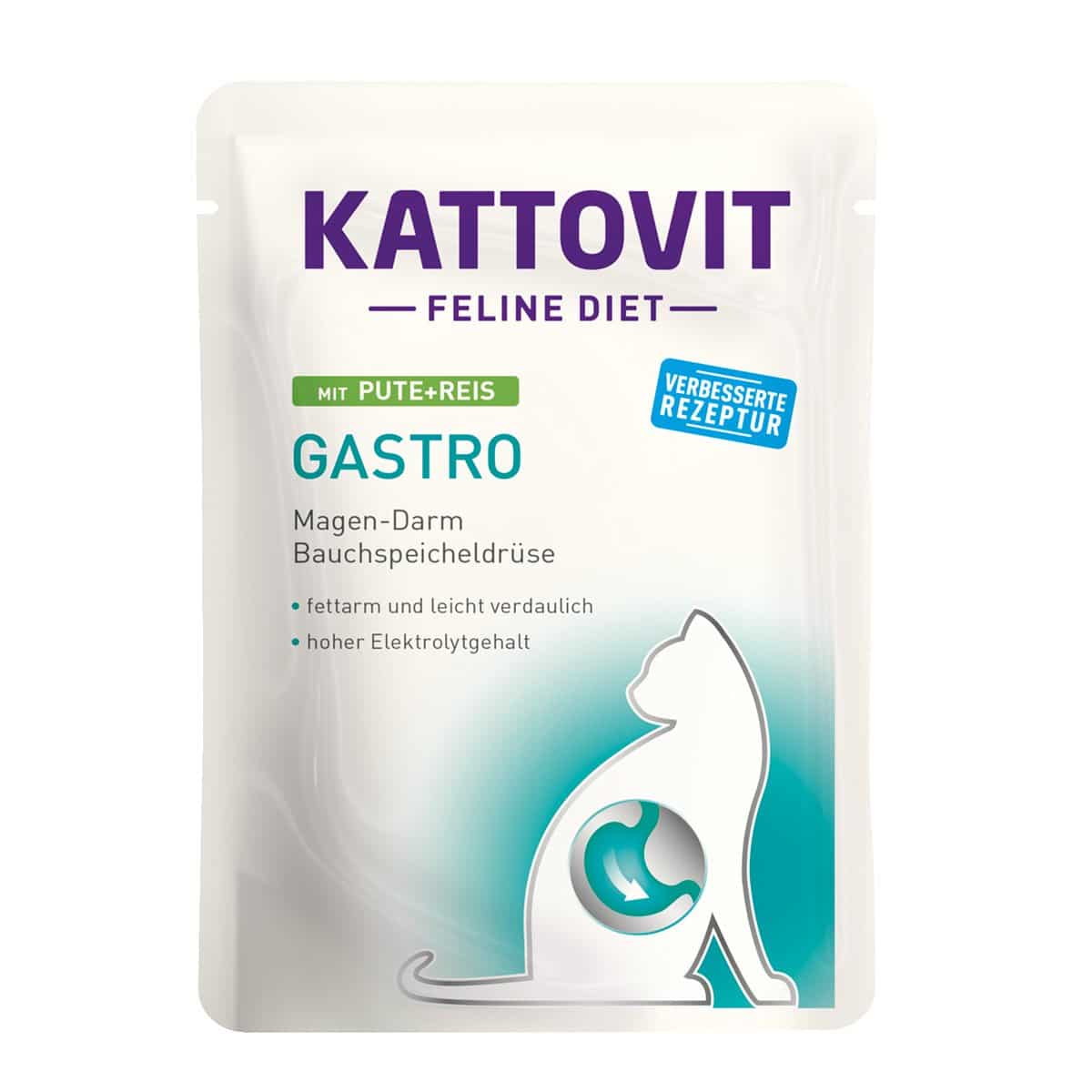 Kattovit Gastro Pute und Reis 24x85g