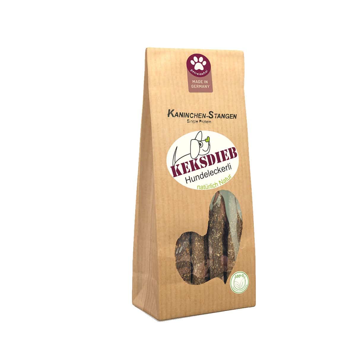 Keksdieb Kaninchen-Stangen 125g