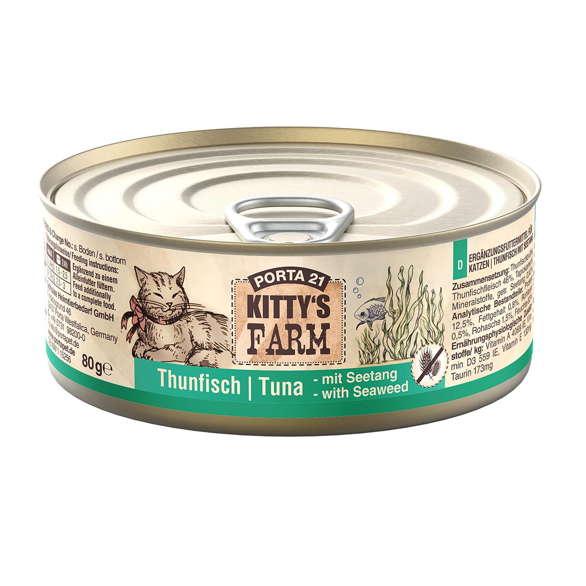 Kitty's Farm Thunfisch Seetang 6x80g