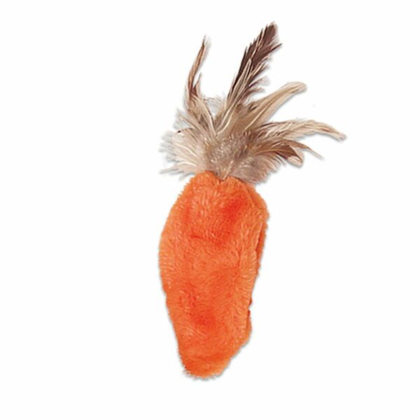 KONG Cat Refillables Carrot Feather Top