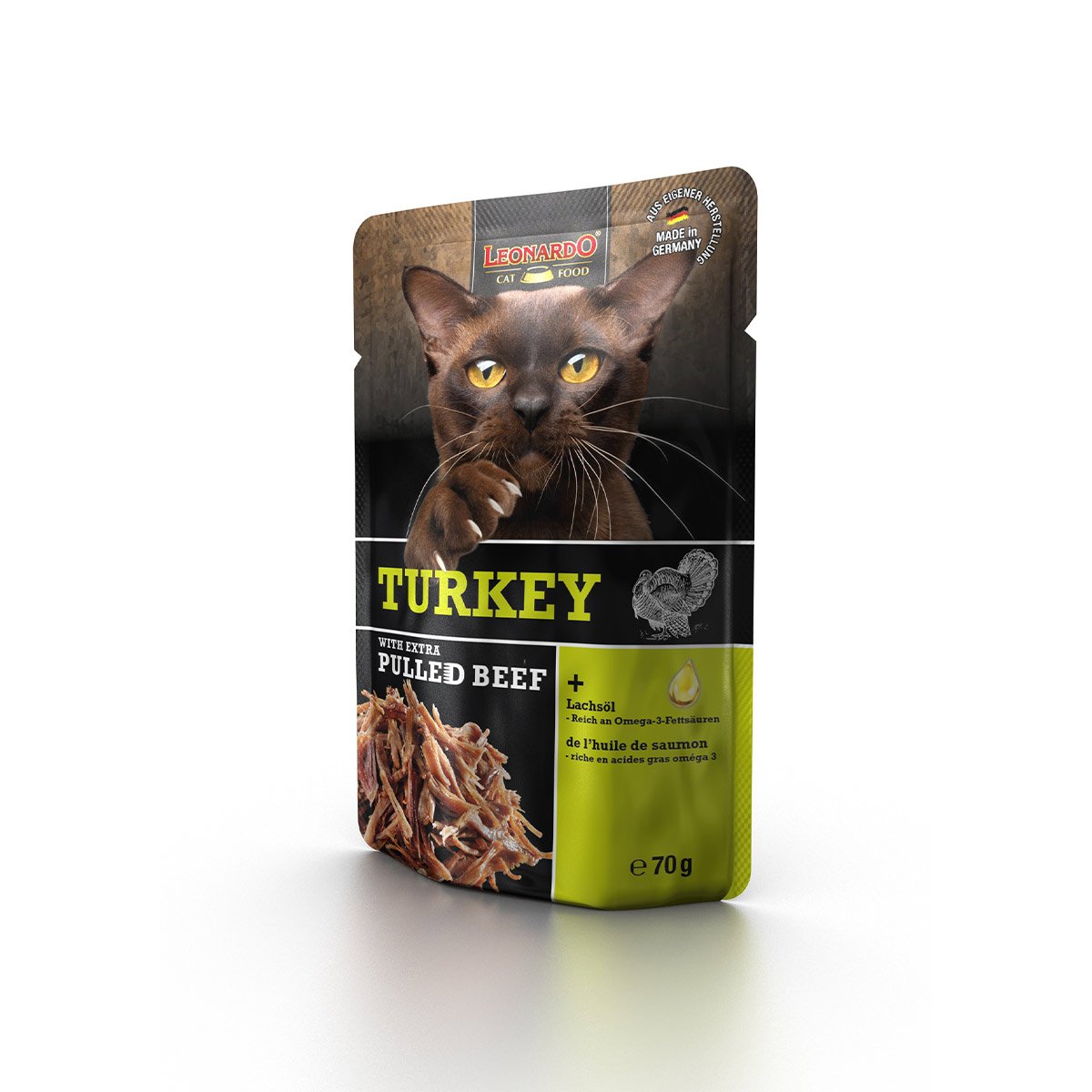 Leonardo Turkey + extra pulled Beef 32x70g