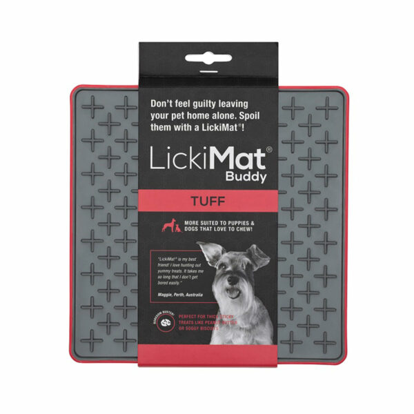 LickiMat Buddy Tuff Leckmatte Rot