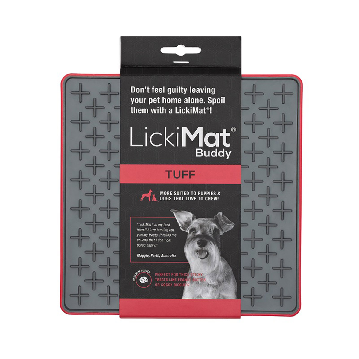 LickiMat Buddy Tuff Leckmatte Rot