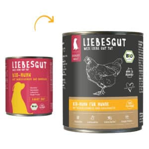 Liebesgut Biokost Adult Hund mit Huhn