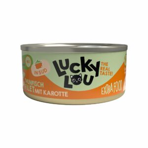 Lucky Lou Extrafood Thunfisch mit Karotte in Sud 18x70g