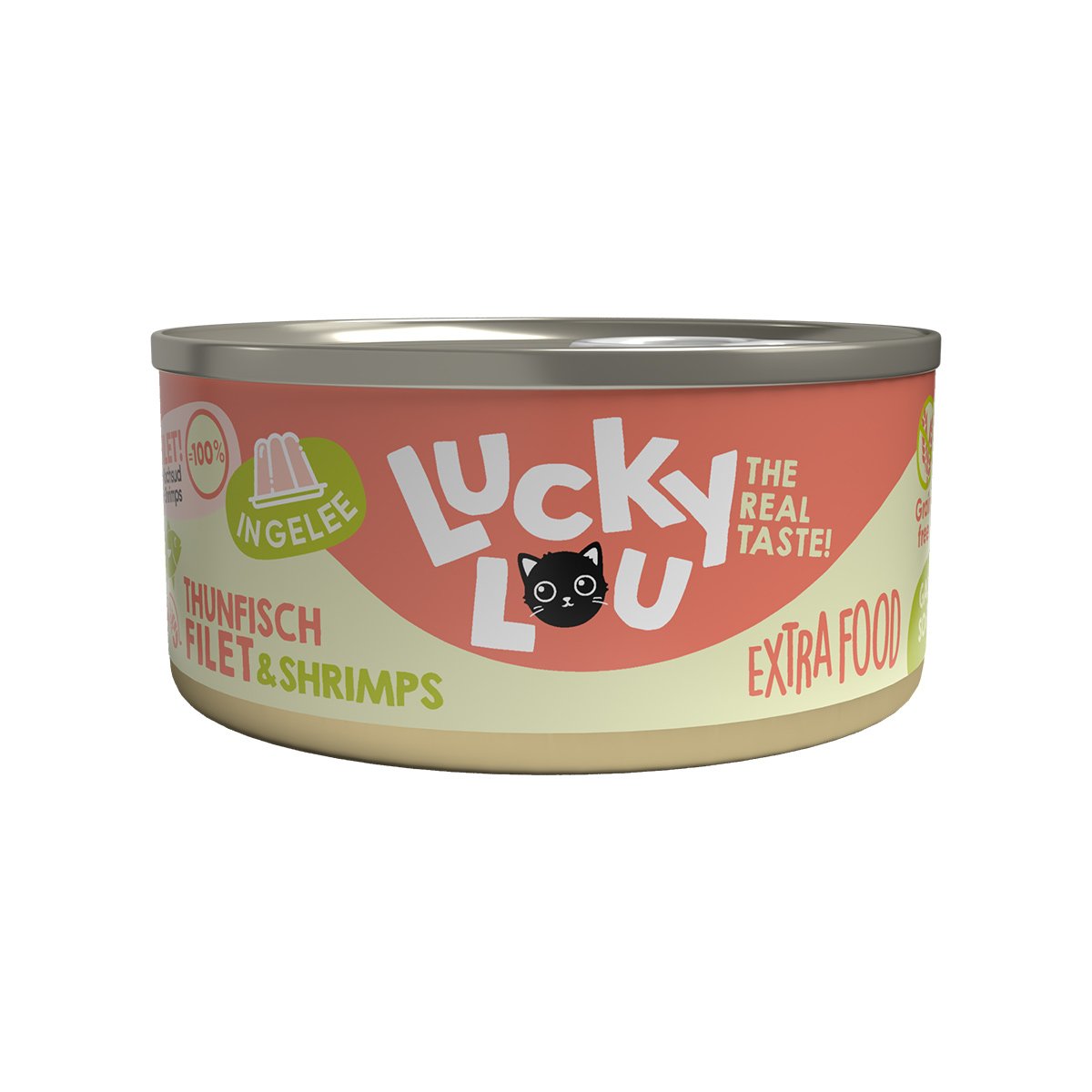 Lucky Lou Extrafood Thunfisch & Shrimps in Gelee 18x70g