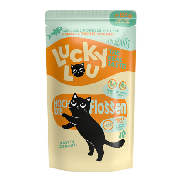 Lucky Lou Lifestage Adult Geflügel & Forelle 16x125g