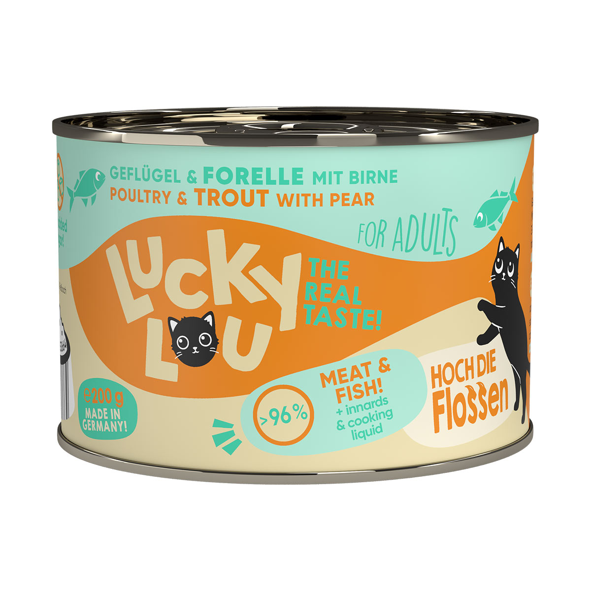 Lucky Lou Lifestage Adult Geflügel & Forelle 24x200g