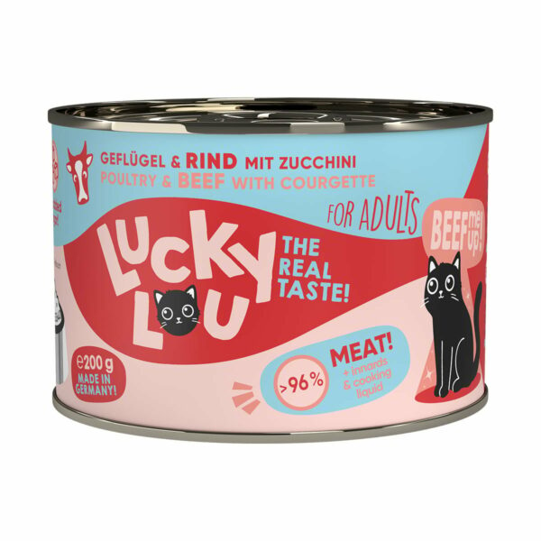 Lucky Lou Lifestage Adult Geflügel & Rind 24x200g