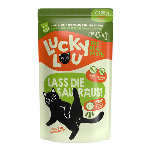 Lucky Lou Lifestage Adult Rind & Wildschwein 16x125g