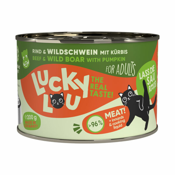 Lucky Lou Lifestage Adult Rind & Wildschwein 6x200g