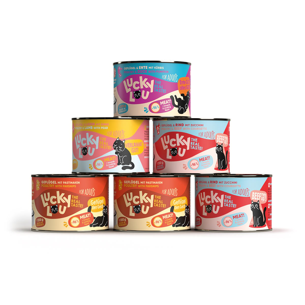 Lucky Lou Lifestage Adult Tasty-Mix 6x200g