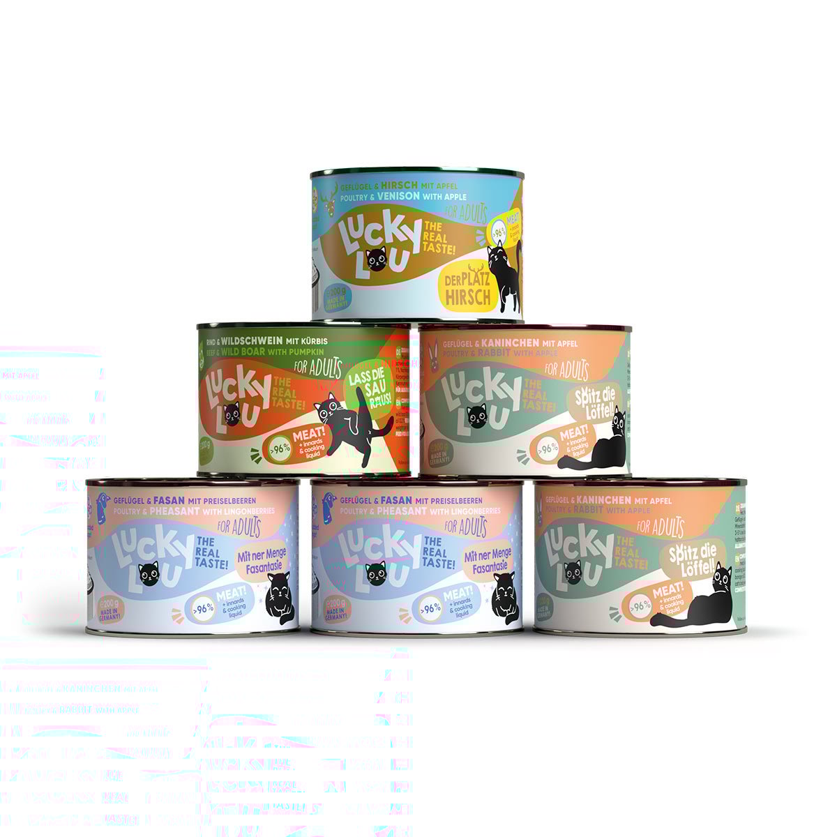 Lucky Lou Lifestage Adult Wild-Mix 6x200g