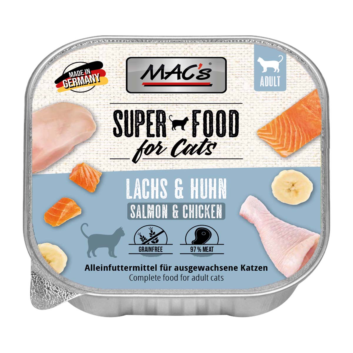 MAC's Cat Lachs und Hühnchen 16x100g