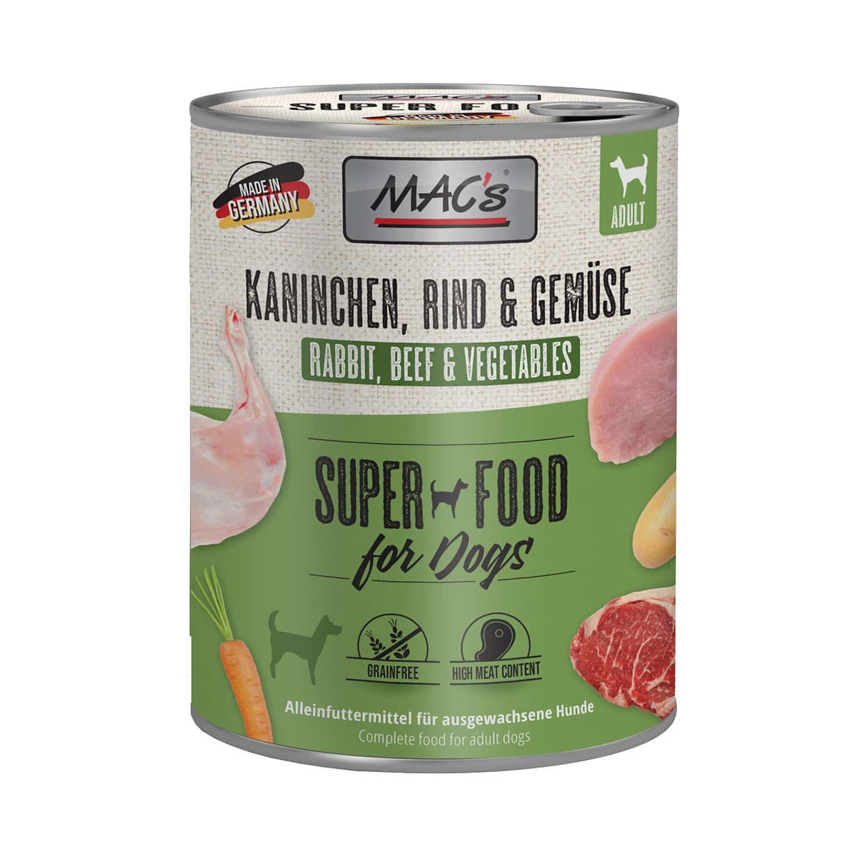 MAC's Dog Rind und Gemüse 6x800g