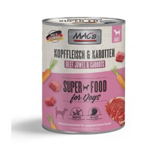 MAC's Dog Kopffleisch und Karotten 6x800g