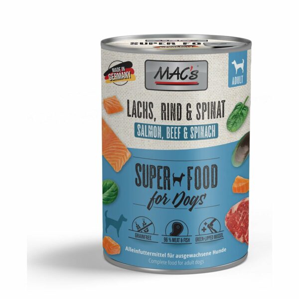 MAC's Dog Lachs und Spinat 6x400g