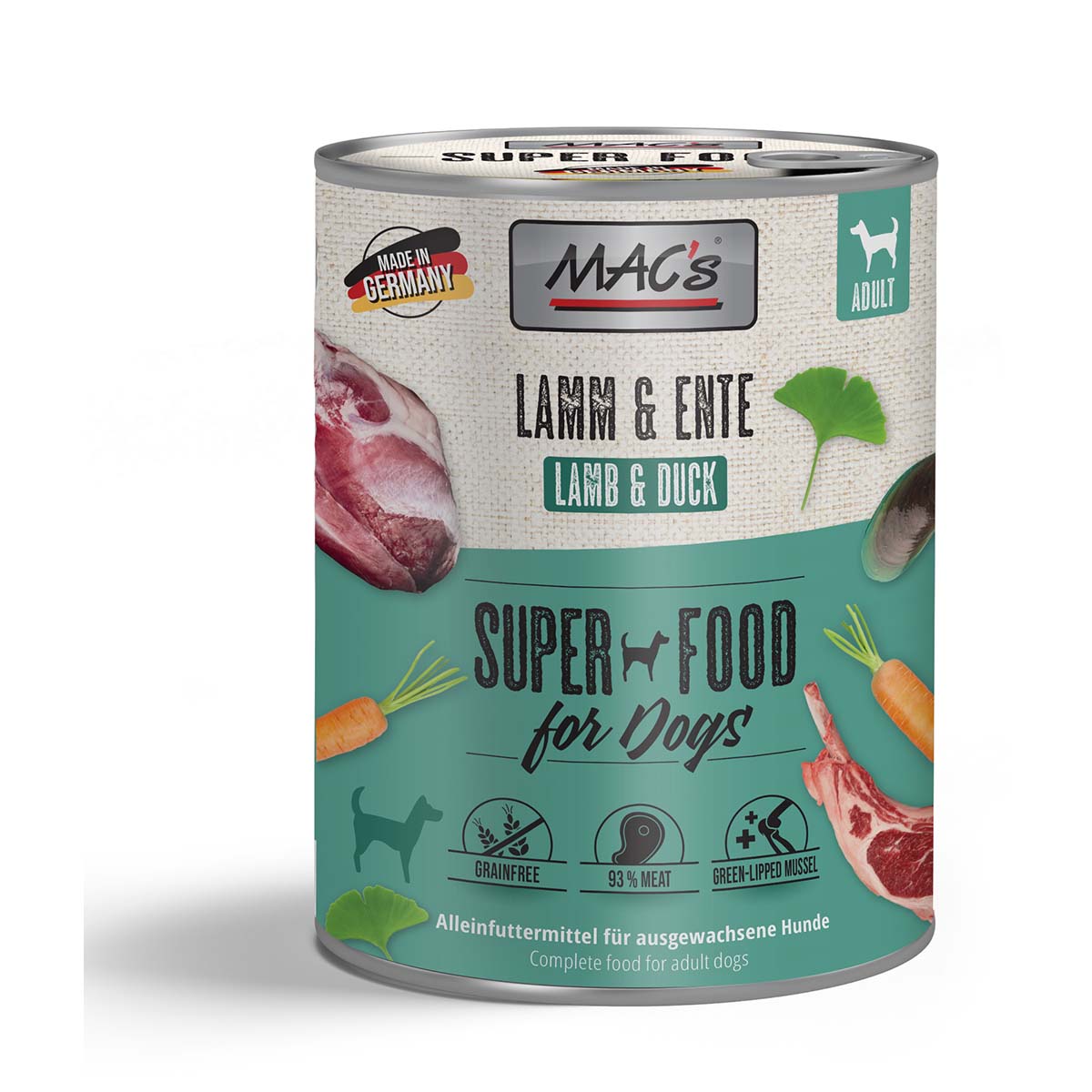 MAC's Dog Lamm und Ente 24x800g