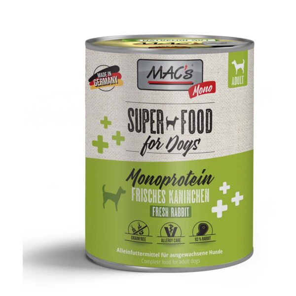 MAC's Dog Mono Kaninchen 12x800g