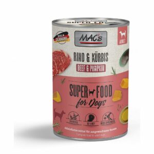 MAC's Dog Rind und Kürbis 12x400g