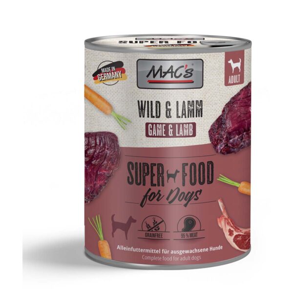 MAC's Dog Wild und Lamm 12x800g