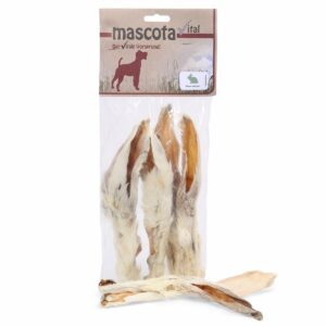 Mascota vital Kaninchenohren mit Fell 100g