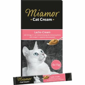 Miamor Cat Snack Cream Lachs 6x15g