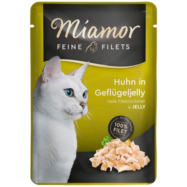 Miamor Feine Filets Huhn in Geflügeljelly 24x100g