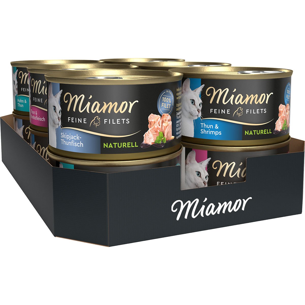 Miamor Feine Filets naturelle Mixtray 1 24x80g