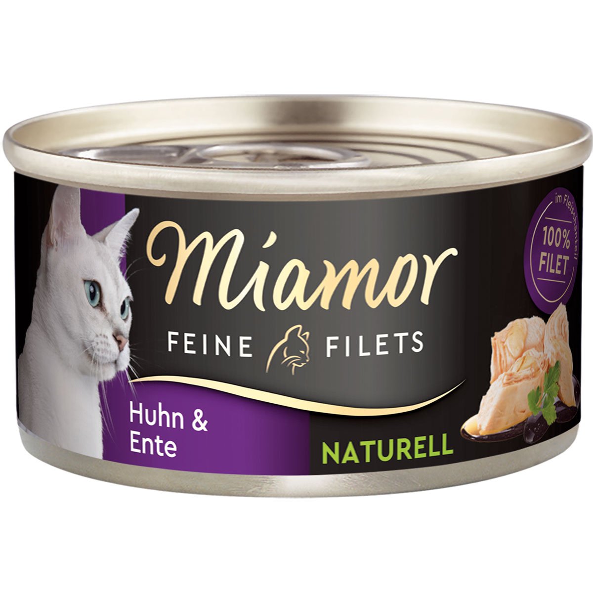 Miamor Feine Filets Naturell Huhn & Ente 48x80g
