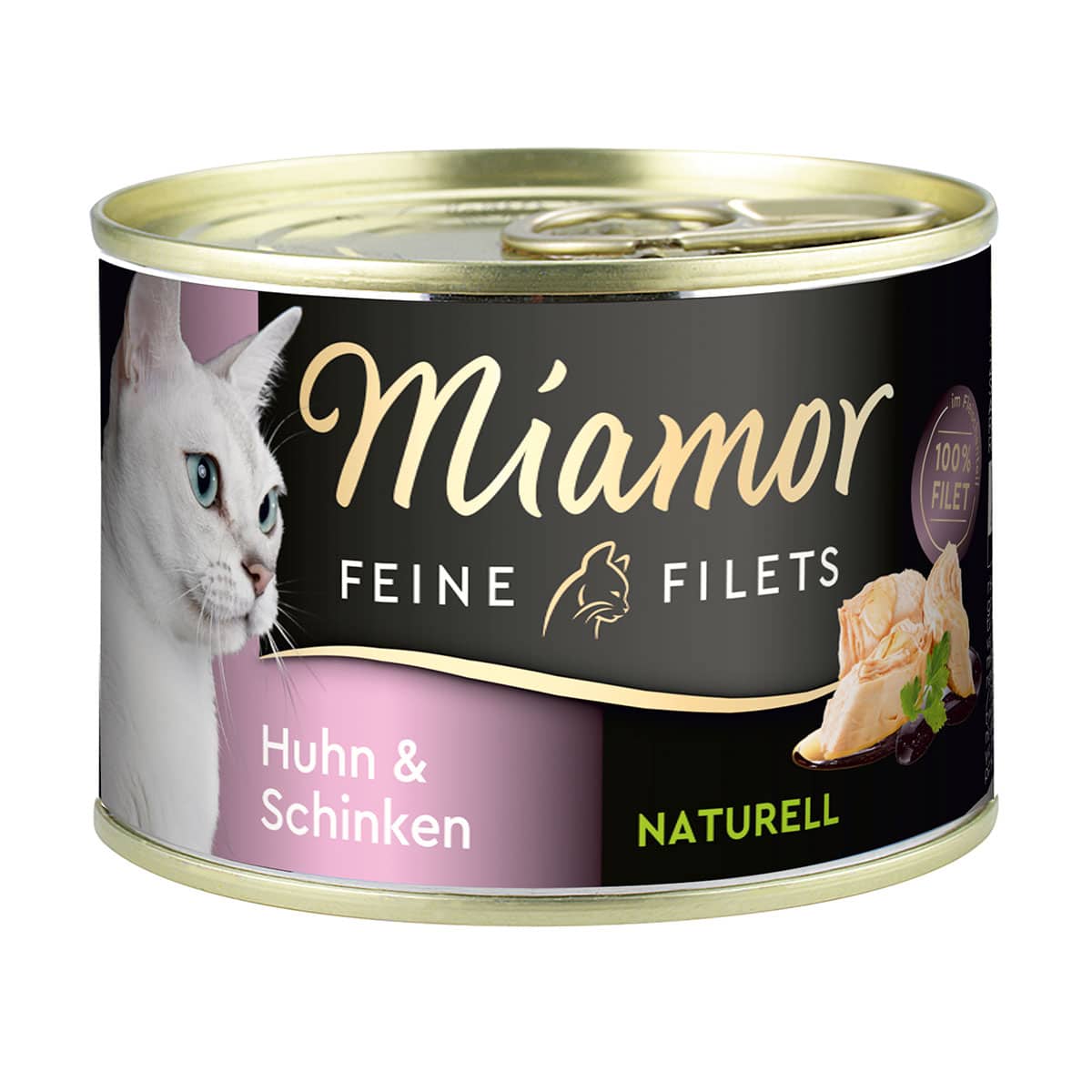 Miamor Feine Filets Naturell Huhn & Schinken 12x156g