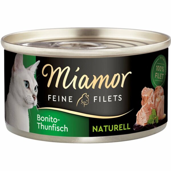 Miamor Feine Filets Naturelle Bonito-Thunfisch 48x80g