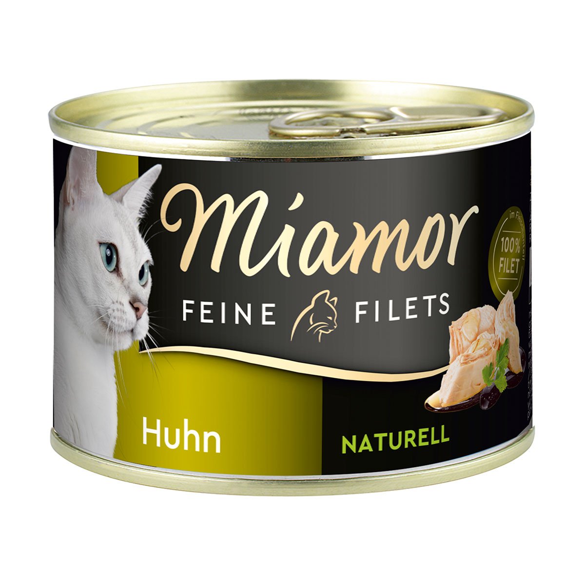 Miamor Feine Filets Naturelle Huhn 156g Dose 24x156g