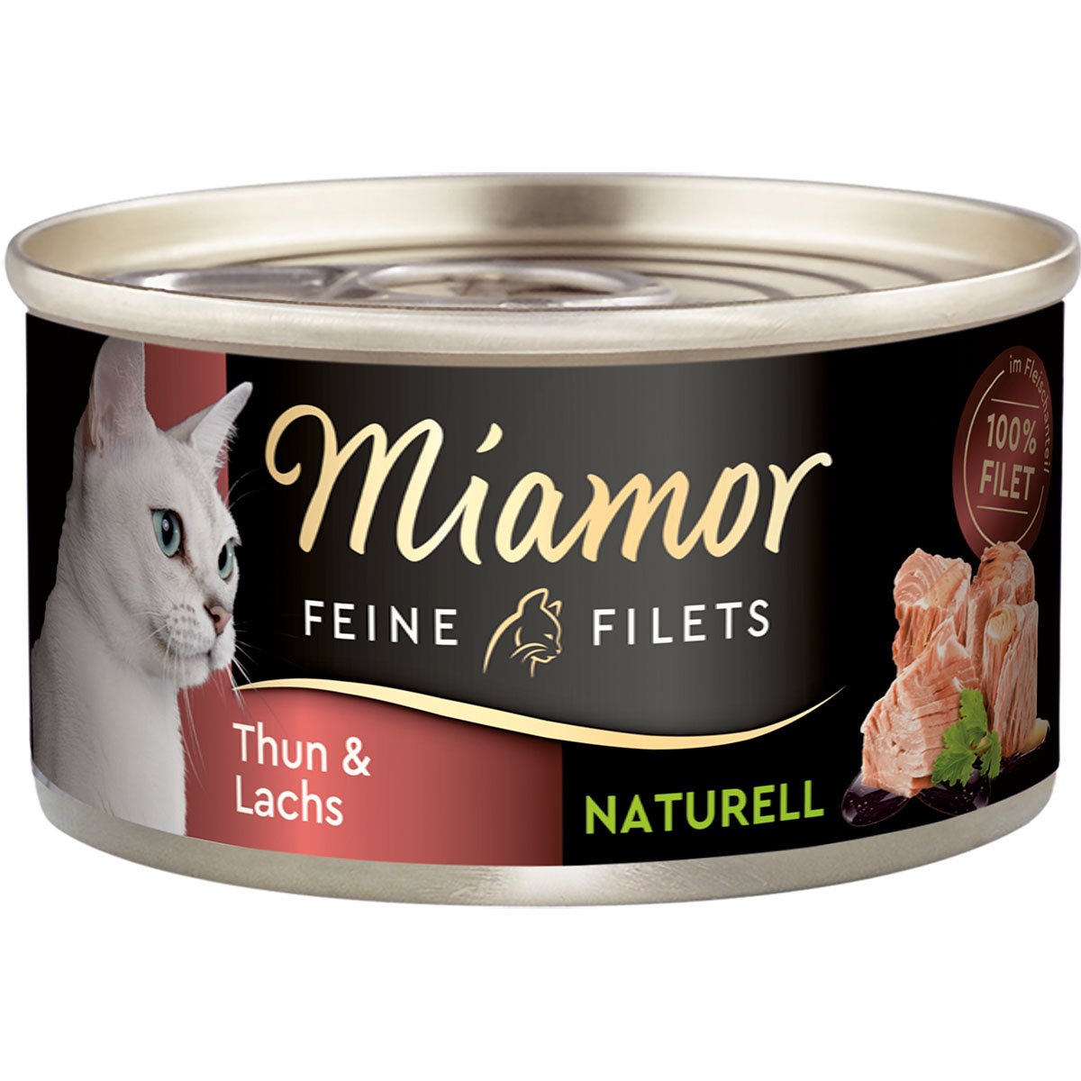 Miamor Feine Filets Naturelle Thunfisch und Lachs 48x80g