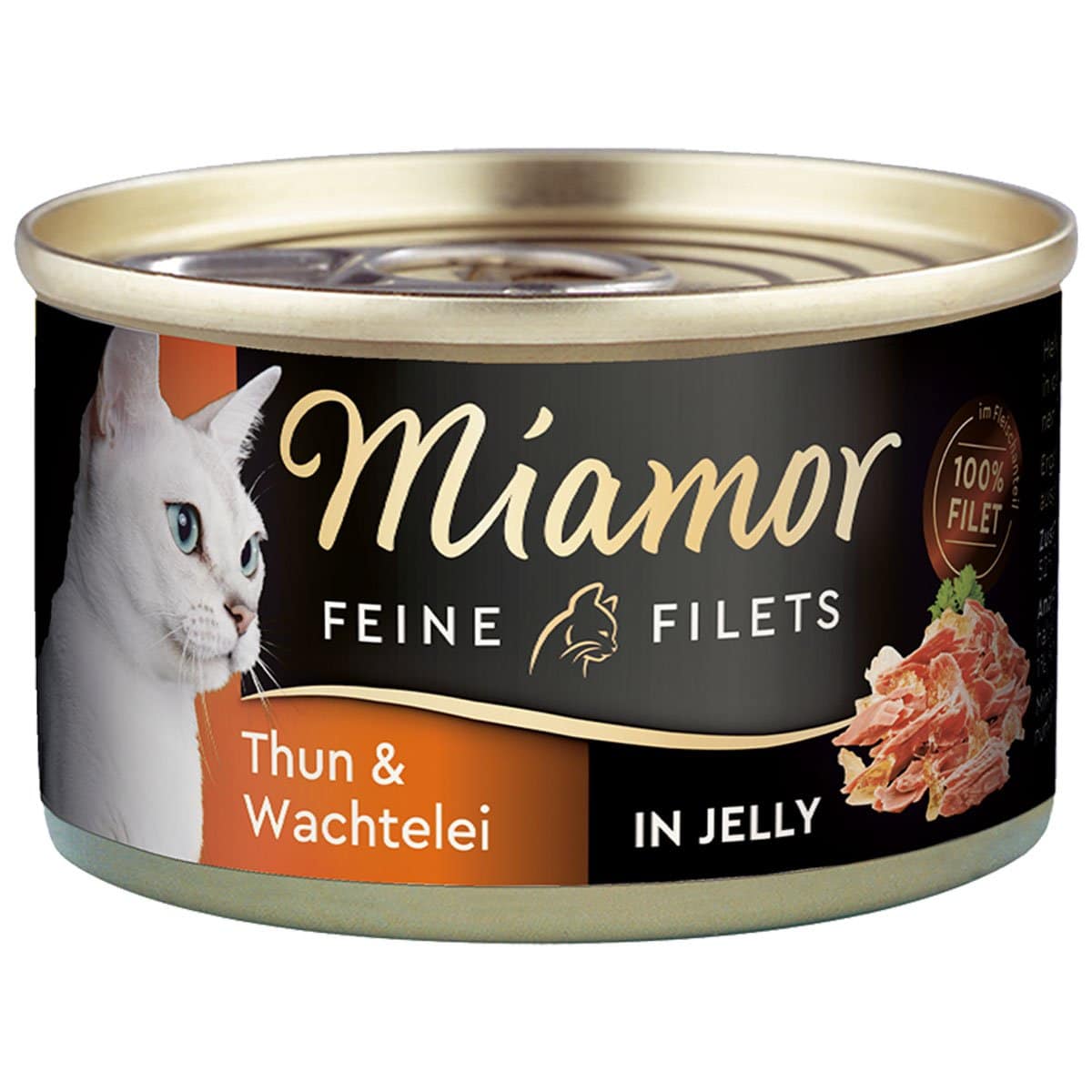 Miamor Feine Filets in Jelly Thunfisch und Wachtelei 100g 24x100g