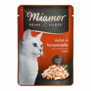 Miamor Feine Filets Huhn in Tomatenjelly im Frischebeutel 48x100g