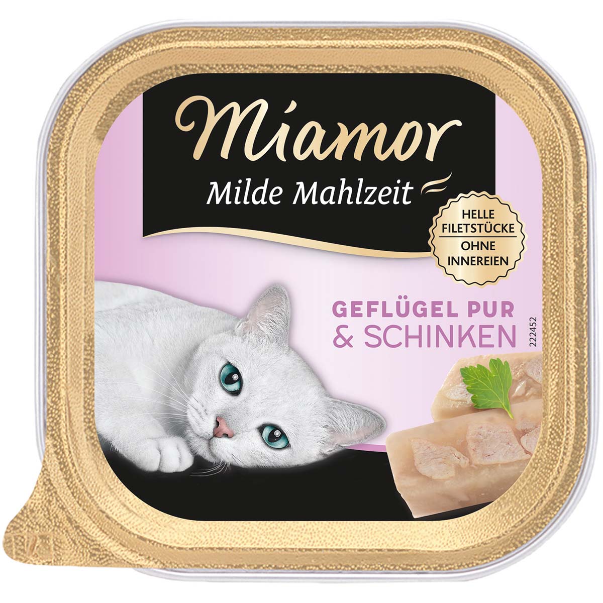 Miamor Milde Mahlzeit Geflügel Pur & Schinken 16x100g