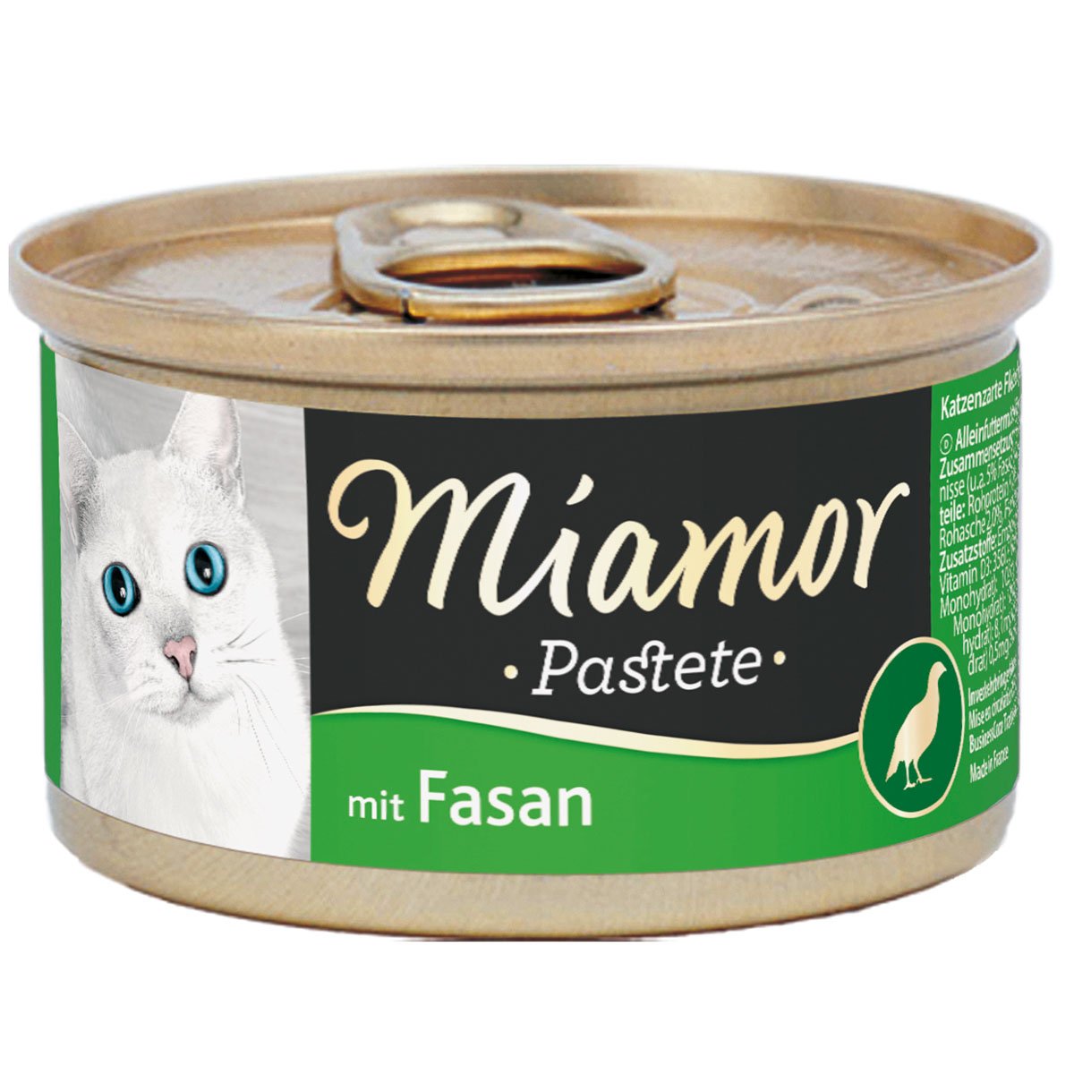 Miamor zarte Fleischpastete mit Fasan 12x85g