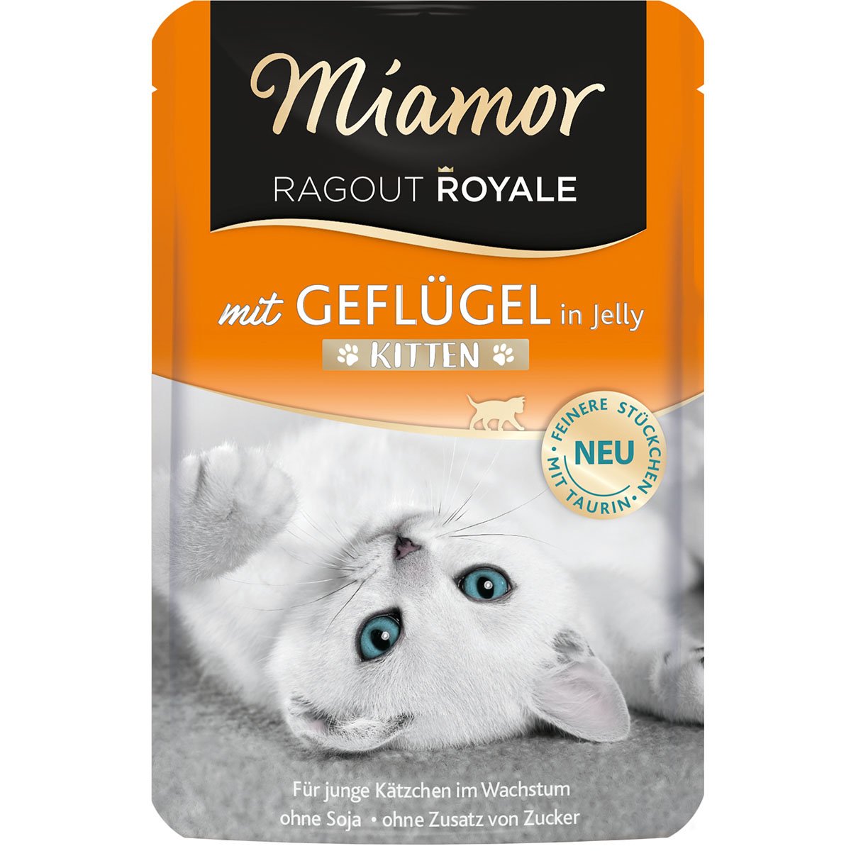 Miamor Ragout Royale Kitten Geflügel in Jelly 22x100g