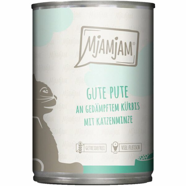 MjAMjAM gute Pute an gedämpftem Kürbis 6x400g