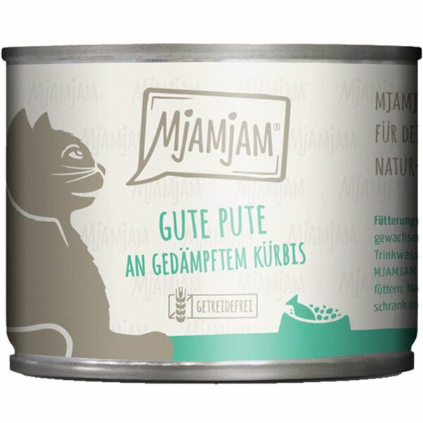 MjAMjAM gute Pute an gedämpftem Kürbis 6x200g