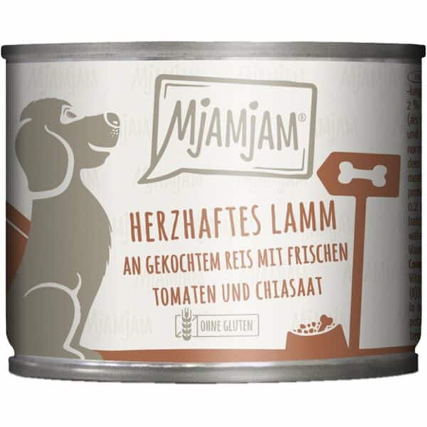 MjAMjAM herzhaftes Lamm an gekochtem Reis mit frischen Tomaten 6x200g