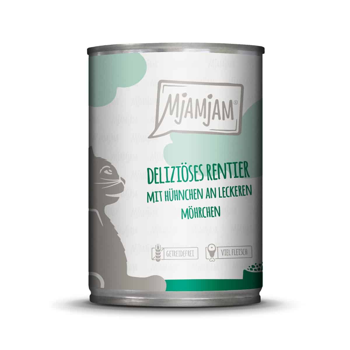 MjAMjAM deliziöses Rentier mit Hühnchen 6x400g