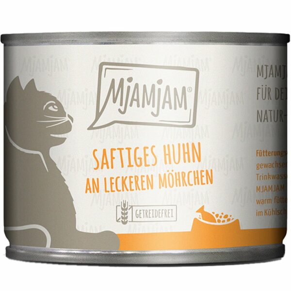 MjAMjAM saftiges Huhn an leckeren Möhrchen 24x200g