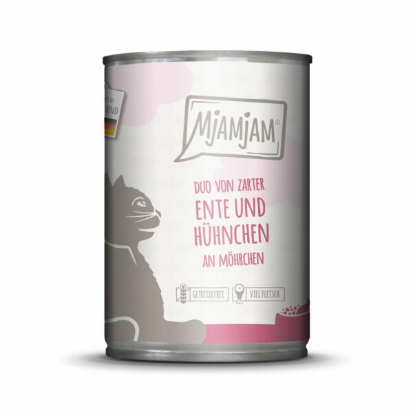 MjAMjAM DUO von Ente & Hühnchen an Möhrchen 24x400g