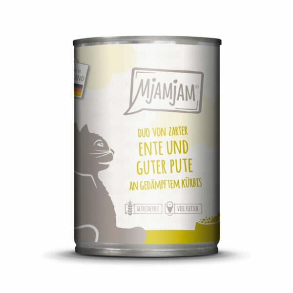 MjAMjAM DUO von Ente & Pute an Kürbis 24x400g