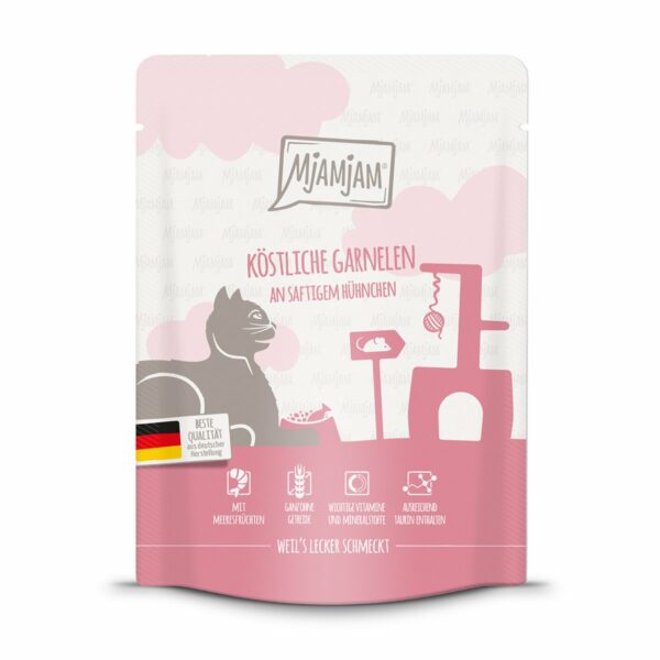 MjAMjAM Quetschie Garnelen an saftigem Hühnchen 24x300g