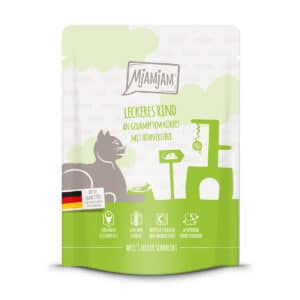 MjAMjAM Quetschie leckeres Rind an gedämpftem Kürbis 6x300g