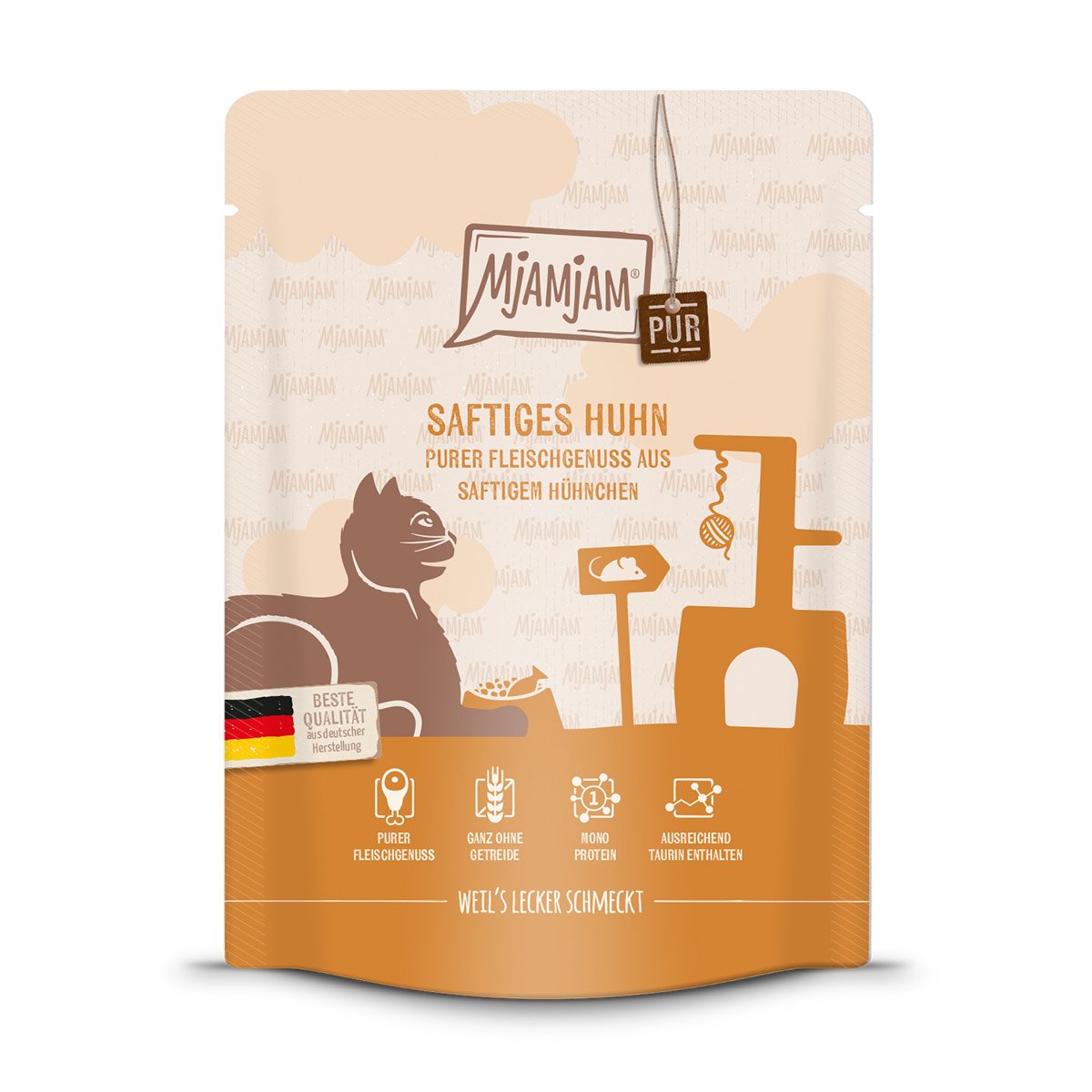 MjAMjAM Quetschie Purer Fleischgenuss Hühnchen pur 6x300g